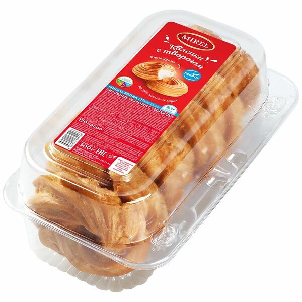 Пирожное творожные колечки Mirel