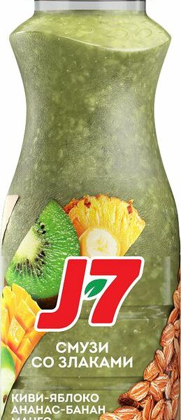 Напиток J7 Полезный завтрак Яблоко-Ананас-Банан-Киви-Манго 300мл
