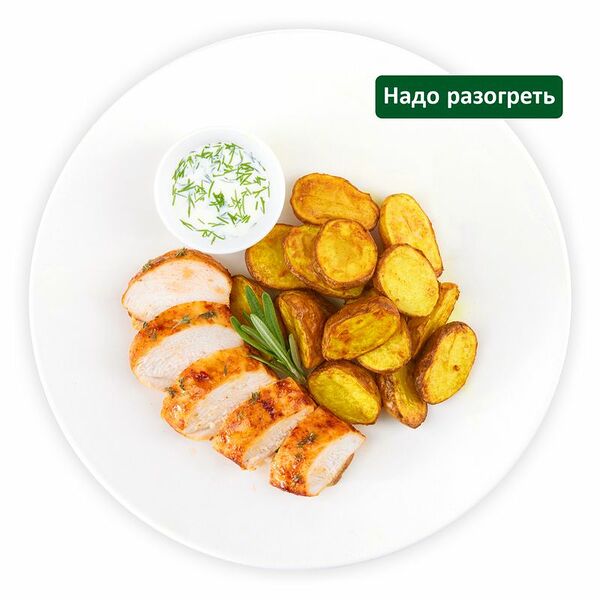 Курица тандури с картофелем Шеф Перекрёсток, 200г