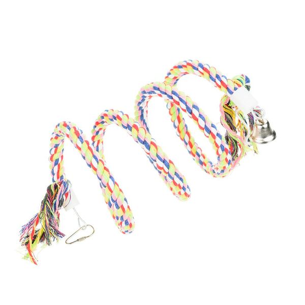 Игрушка для птиц Веревочная спираль, длина 158см, D=1,7см