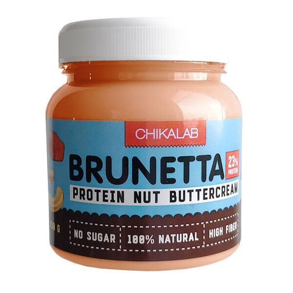Паста протеиновая Chikalab Brunetta солёная карамель с кешью 250 г