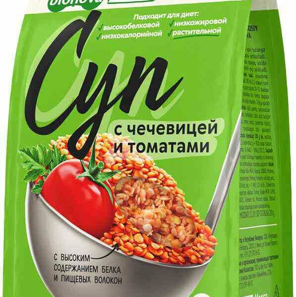 Смесь для супа и гарнира Bionova с чечевицей и томатами Россия