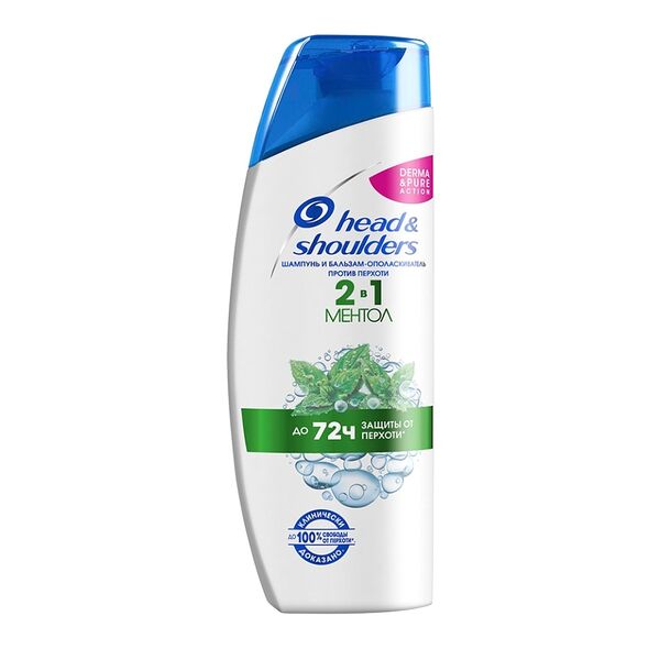 Шампунь и бальзам-ополаскиватель для волос Head&Shoulders Ментол 200мл