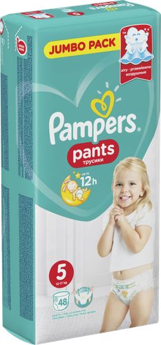 

Трусики-подгузники Pampers Junior 12-17 кг размер 5 48 шт.