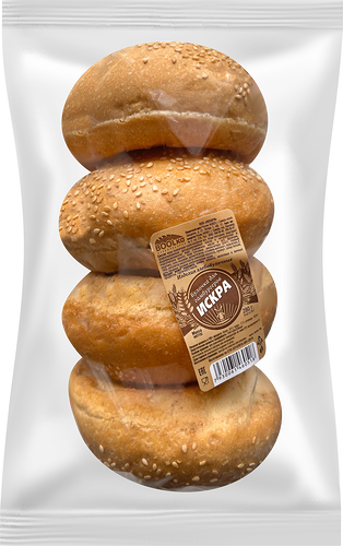 Булка для гамбургеров BOOLKA Искра, 4х70 г