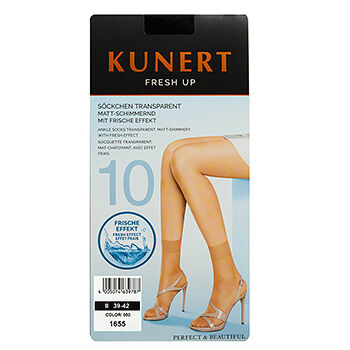 Носки женские Kunert Fresh Up черные 10 den размер 39-42