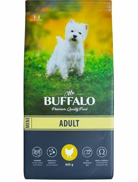 Mr.Buffalo Adult mini сухой корм для взрослых собак миниатюрных пород Курица