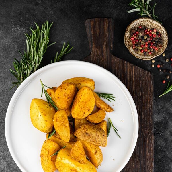 Запеченные картофельные дольки