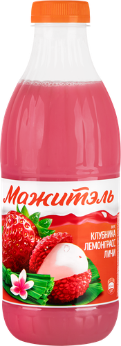 

Напиток сывороточный МАЖИТЕЛЬ Клубника, лемонграсс, личи с соком, без змж, 950г