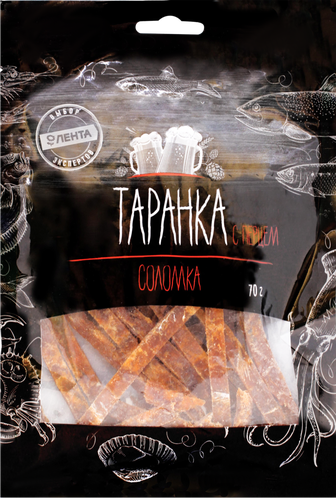 

Рыба ЛЕНТА Таранка соленая сушеная соломка с перцем