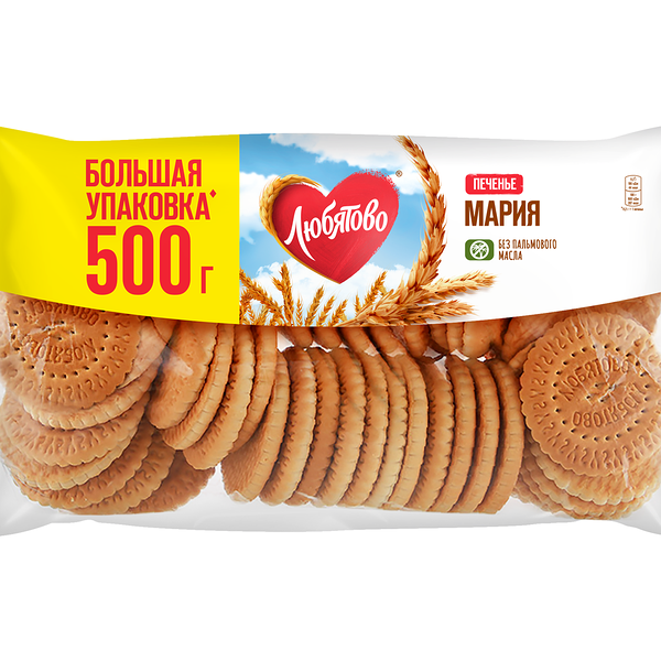 Печенье затяжное Любятово Мария 500г