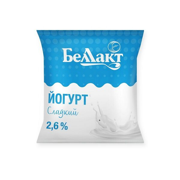 Йогурт сладкий 2,6% 400г Беллакт