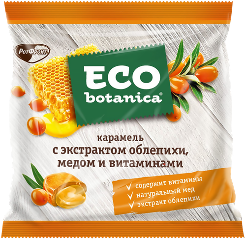 

Карамель Eco botanica с экстрактом Облепихи, мёдом и витаминами, 150 г
