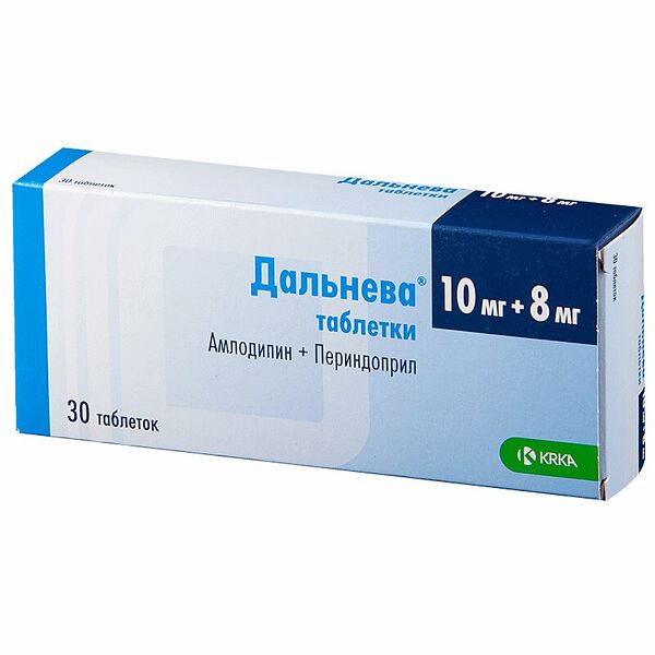 Дальнева таблетки 10 мг + 8 мг 30 шт