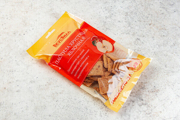 Пастила яблочная хрустящая