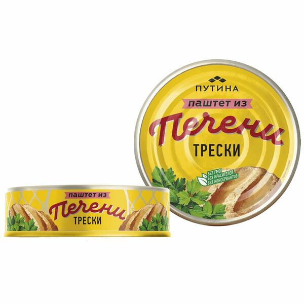 Паштет из печени трески Путина