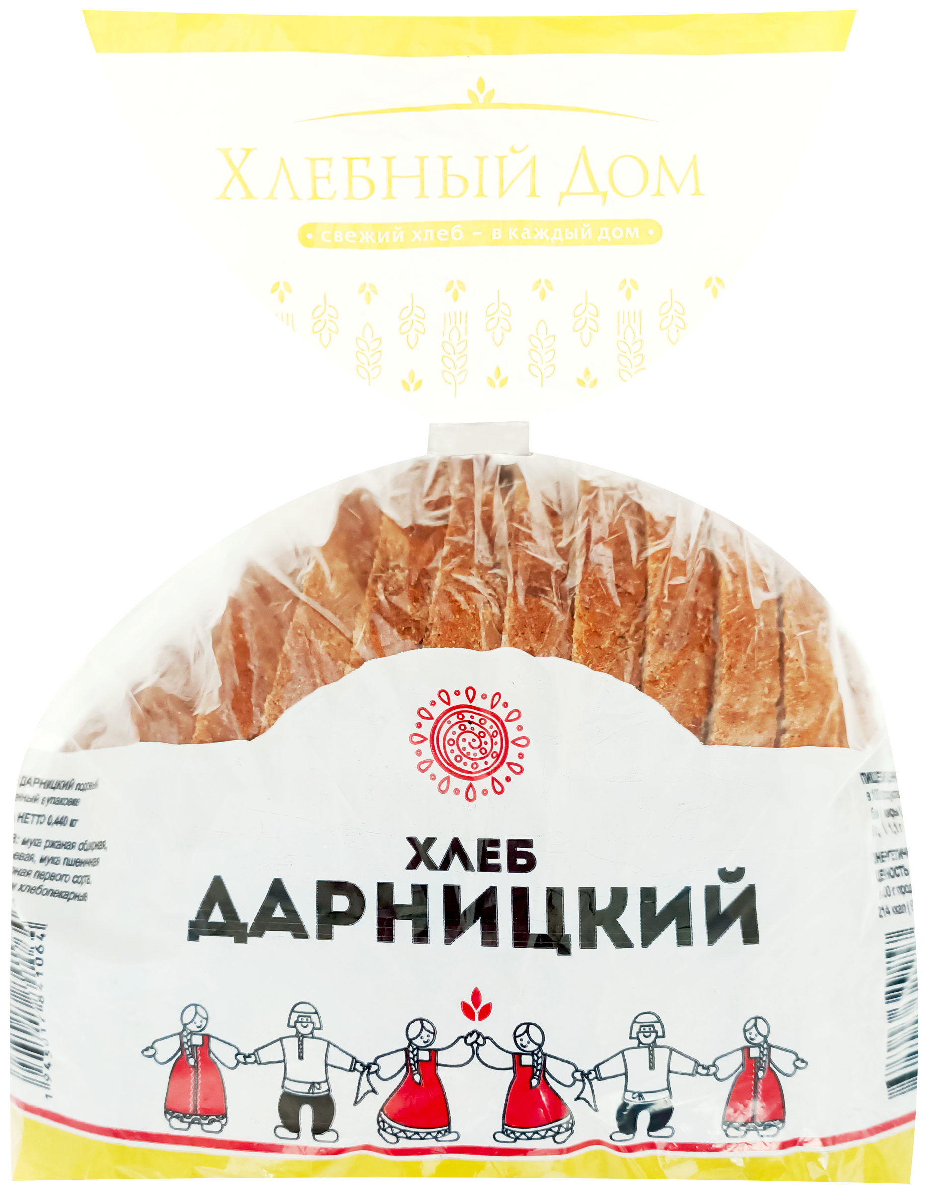 

Хлеб ХЛЕБНЫЙ ДОМЪ Дарницкий, подовый, в нарезке