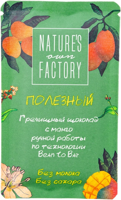 

Шоколад гречишный Nature's Own Factory с манго 20 г