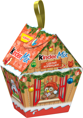 

Подарочный набор Kinder Mix Кормушка для птиц 99.7 г дизайн упаковки в ассортименте