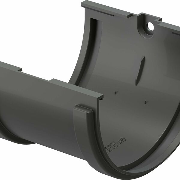 Соединитель желоба DOCKE серый