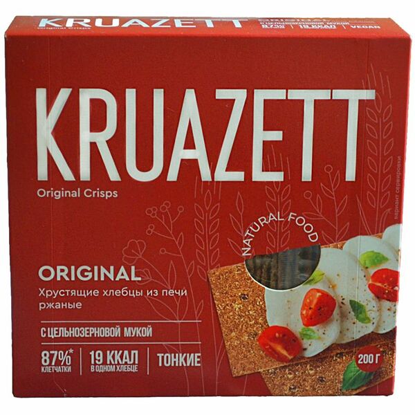 Хлебцы Круазетт ржаные тонкие, 200г