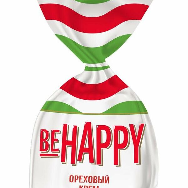 Конфеты Be happy шоколадные с ореховой начинкой