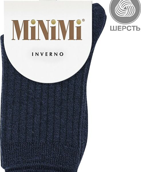 Носки женские MiNiMi Inverno Меланж Nero Черные Размер 39/41