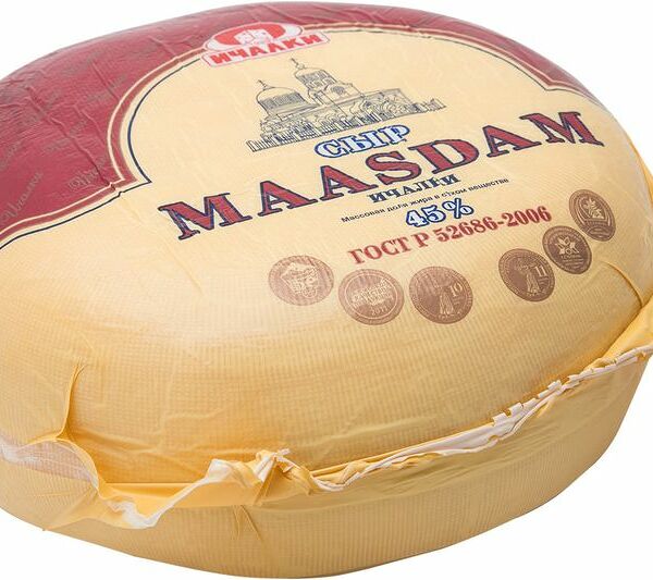 Сыр Ичалки Маасдам 45% вес