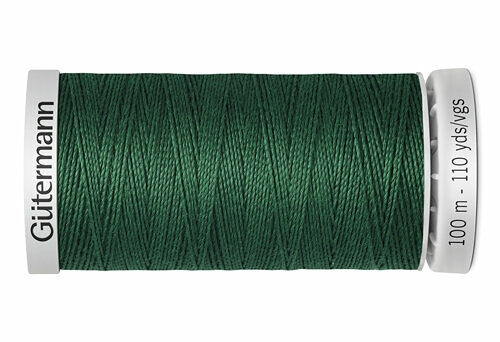 724033 Нить Extra Strong M 782 суперкрепкая, 100м, 100% п/э Gutermann(340 зеленый трилистник)