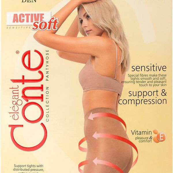 Колготки женские CONTE Active 40 den bronz 3