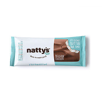 Шоколадный батончик Nattys&Go! Coconattys с мякотью кокоса, покрытый молочным шоколадом 45г, Россия