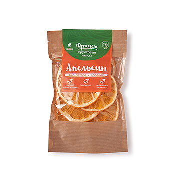 Чипсы фруктовые ЭкоСнеки Фрипсы Апельсин 35г, Россия