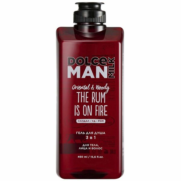 Гель для душа 3 в 1 Жгучий Ром man, 460мл