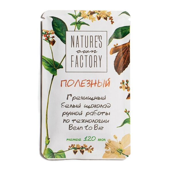 Шоколад белый Nature's own factory гречишный