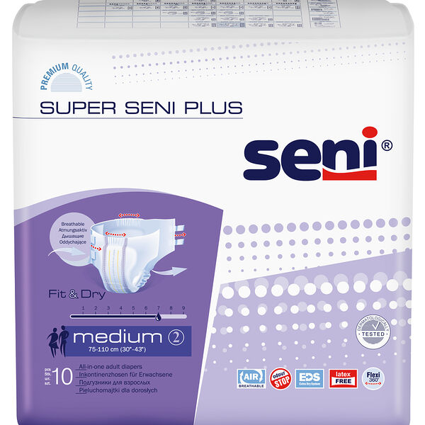 Seni Super Plus Air Подгузники М 10 шт