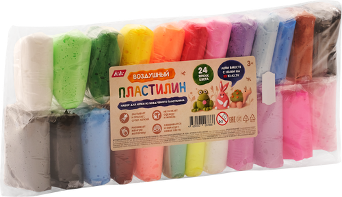 

Пластилин Mazari Creative суперлегкий, 24 цвета