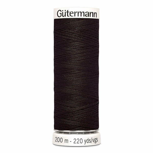 748277 Нить Sew-all для всех материалов, 200м, 100% п/э Gutermann(697 венге)