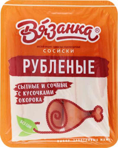 

Сосиски ВЯЗАНКА Рубленые, 500г