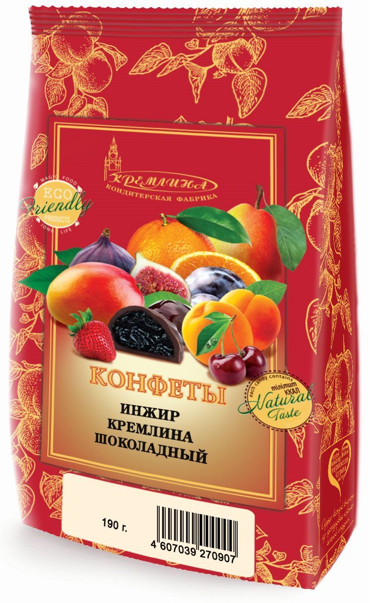

Конфеты глазированные Кремлина Инжир шоколадный 190 г