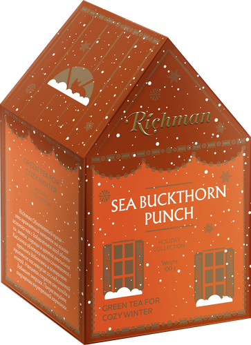

Чай зеленый Richman Новогодняя коллекция Облепиховый пунш 100 г