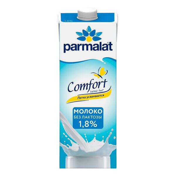 Молоко Parmalat Comfort Безлактозное 1.8% 1 л