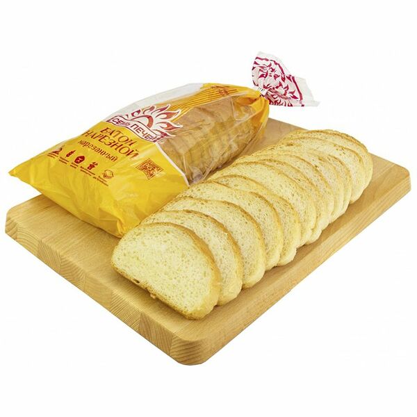 Батон Пятигорский Хк Нарезной нарезка 370г