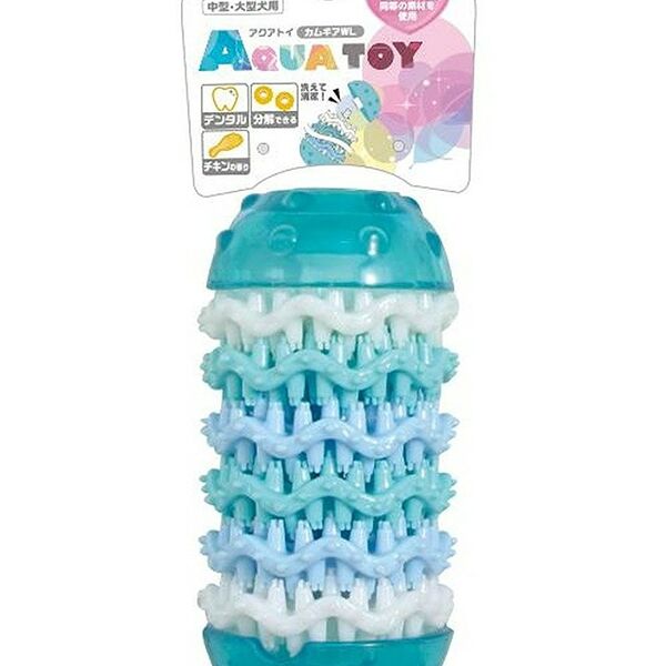 Tarky Жевательная игрушка для чистки зубов шестиступенчатая со вкусом копченой курицы (Япония) Синий