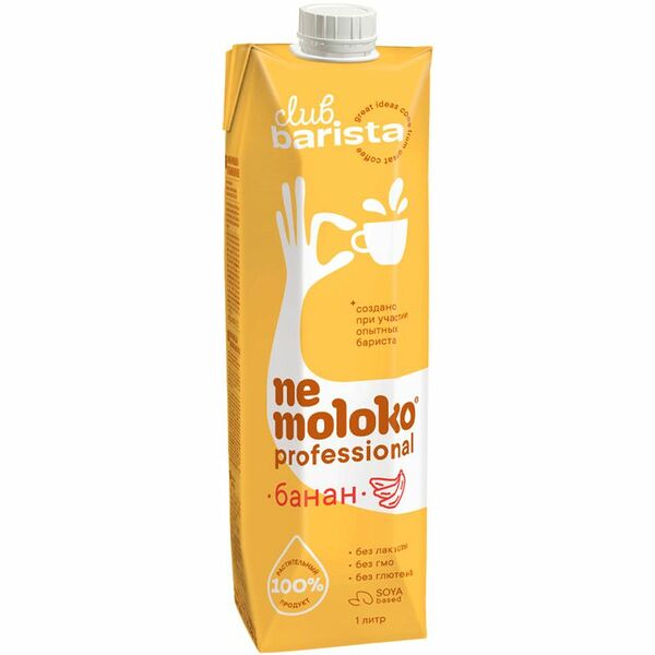 Напиток Nemoloko Barista соевый с бананом 1л