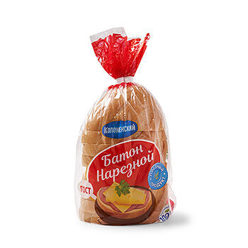 Батон Нарезной Коломенское, нарезка
