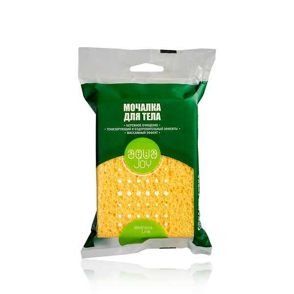 Губка Aqua Joy прямоугольная для душа и ванны
