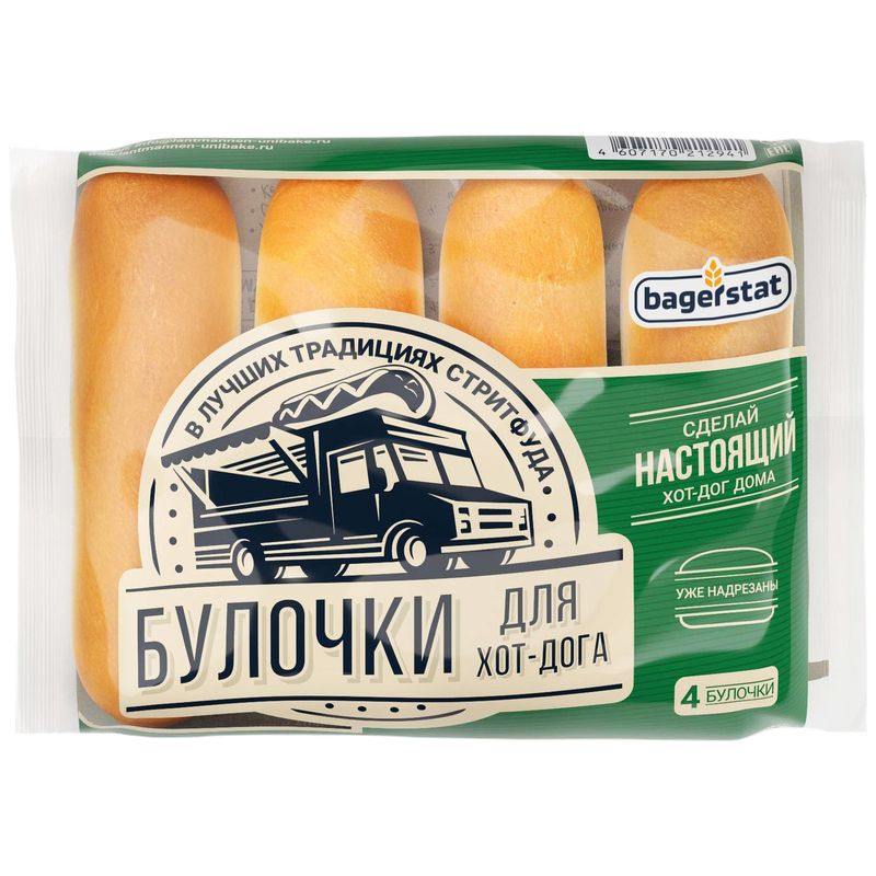 

Булочка Bagerstat для хот-дога 240 г