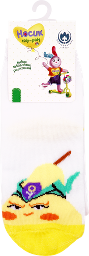 

Носки детские НОСИК Roly-Poly Груша, белые