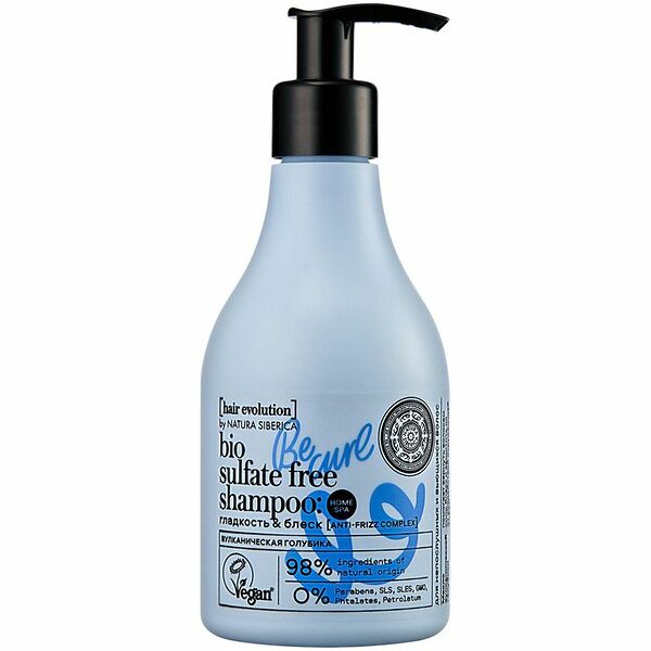 Шампунь для волос Гладкость и блеск Natura Siberica Be Curl для непослушных и вьющихся волос