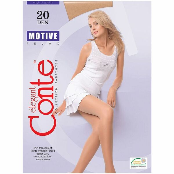 Колготки женские CONTE Motive, 20 den natural 2